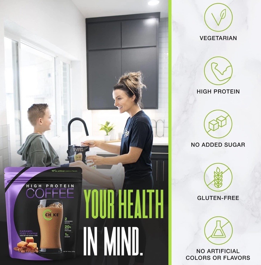 Chike Caramel Iced Coffee High Protein, 20 G Protein, 2 Shots Espresso, 1 G Suga
