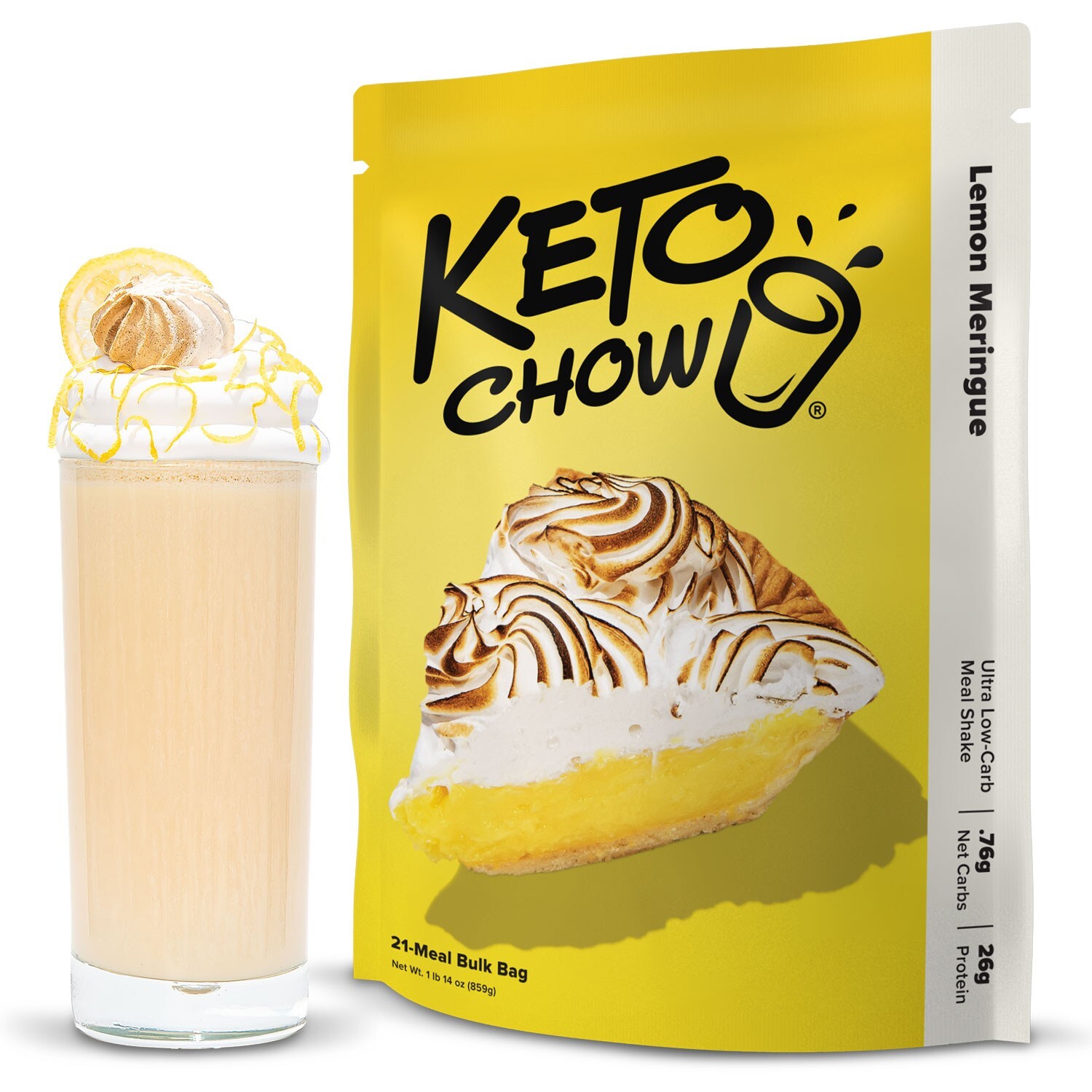 Lemon Meringue Keto Chow