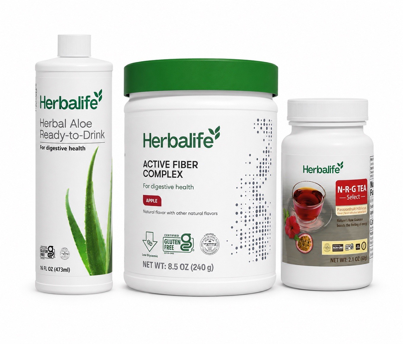 Herbalife Tea, Aloe & Active Fiber Combo – New Fiber Packaging