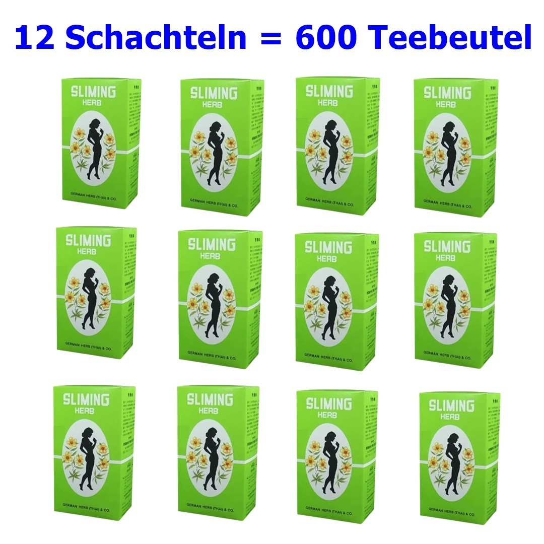 12x German Herb Sli ming Tea D i et Weight Control Fat Burn Slim Fit Laxative