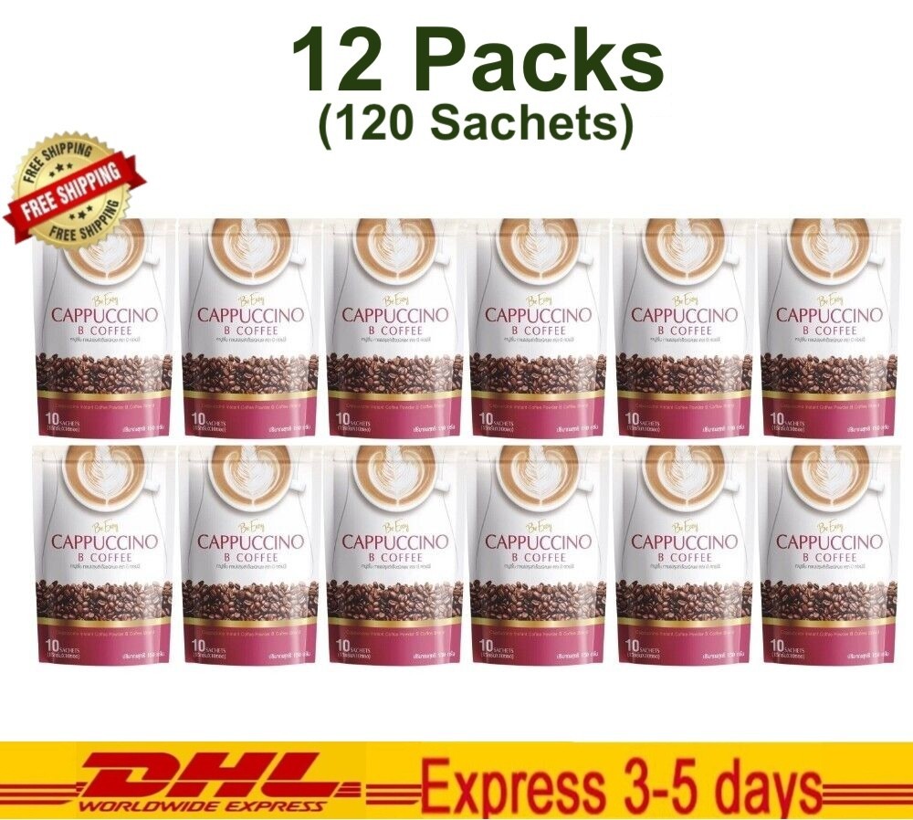 12x Be Easy B Coffee Cappuccino Instant Detox Diet Weight Management Slimming