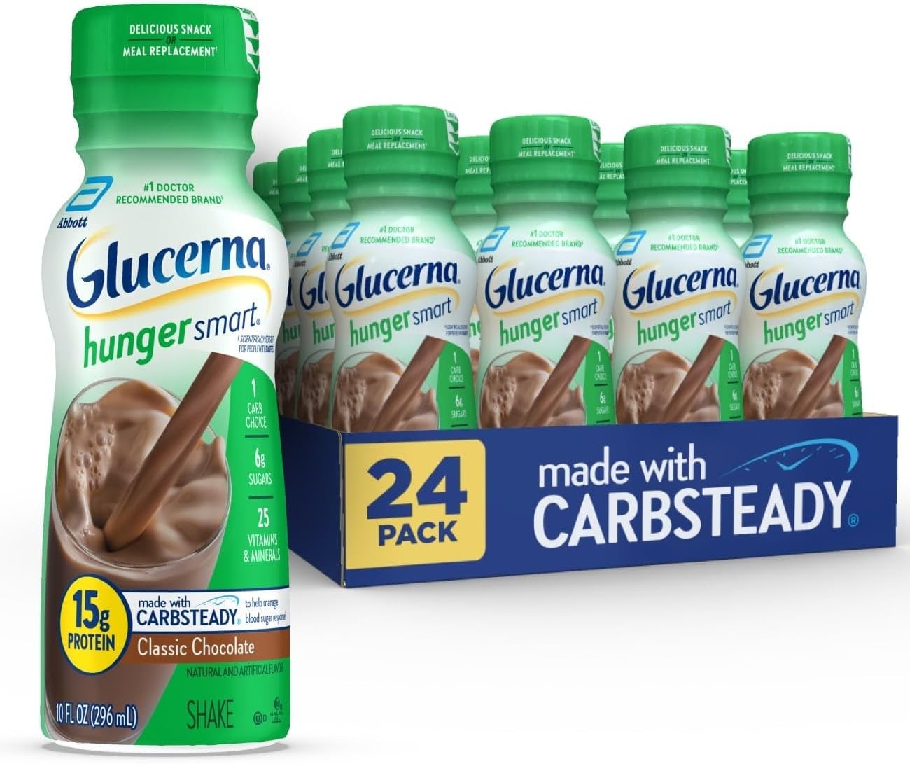 Diabetic Meal Replacement Shake – Hunger Smart Classic Chocolate, 180 Calories