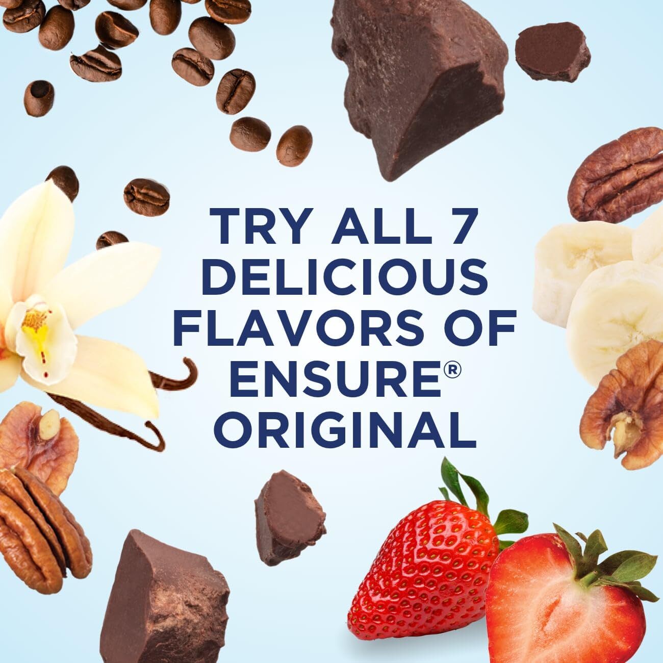 Ensure Original Milk Chocolate Nutrition Shake With Fiber | Meal Replacement