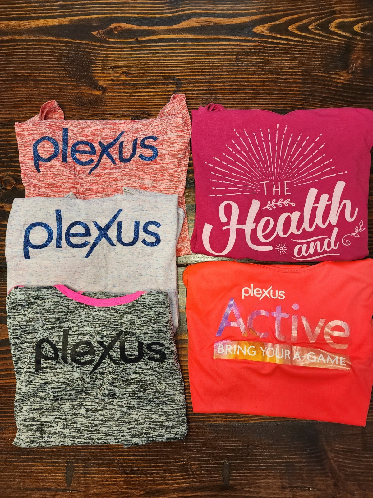 Plexus-Branded Women’s Shirt/Tank BUNDLE (7 Items) Small/Medium Size