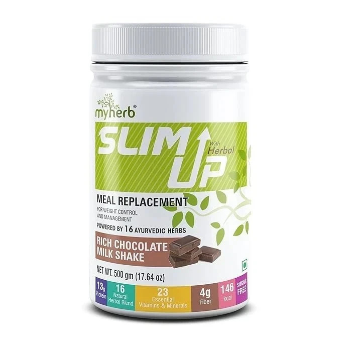 MYHERB Slim Up Meal Replacement Shake 500 g – Pack of 1 | Weight Management