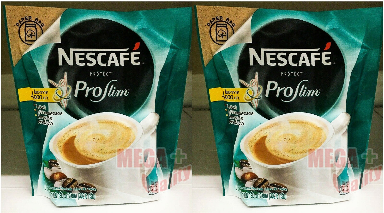 2 x Nestle Nescafe Protect Proslim Slimming Instant Coffee Lose Weight 17 Stick