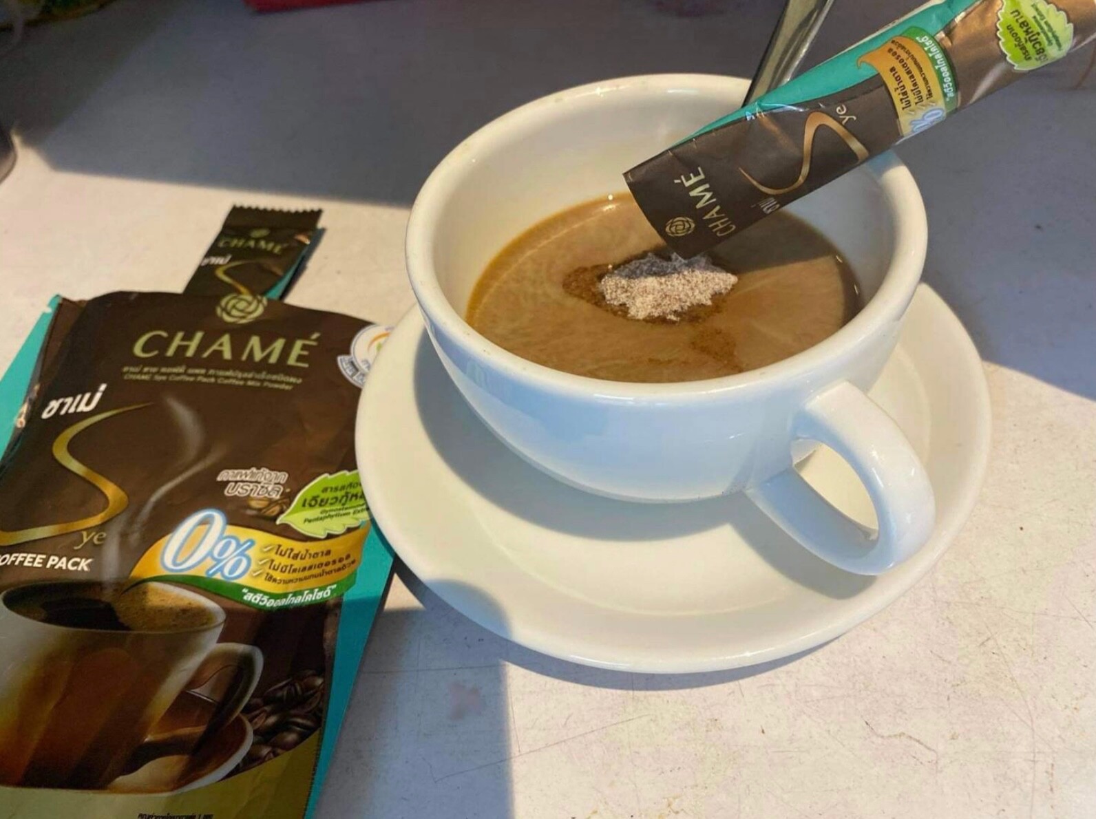 x3 CHAME’ Sye Instant Coffee Jiaogulan Mix Powder Weight Control Slim Fiber