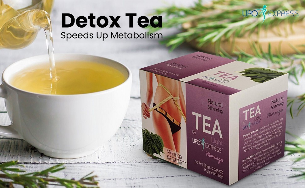 Lipo Express Detox Tea Body Cleanse- Reduce Bloating, & Appetite Suppressant