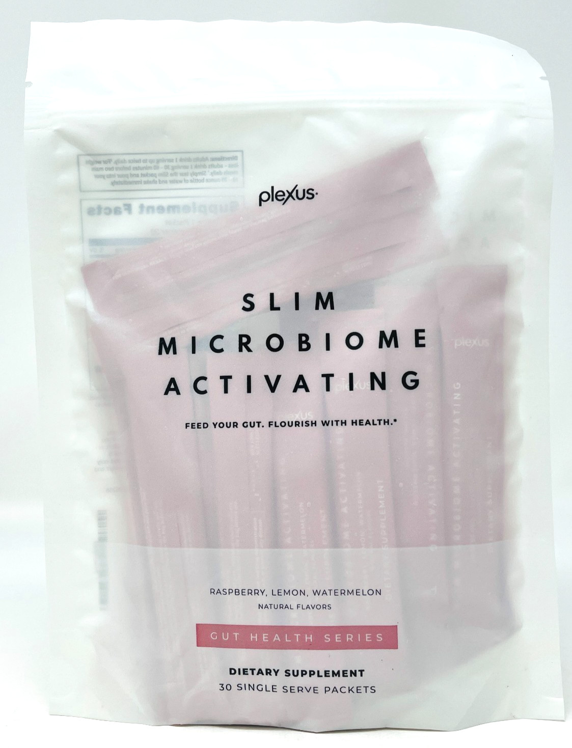 Plexus Slim Microbiome Activating Gut Health 30 Count Raspberry Lemon Watermelon