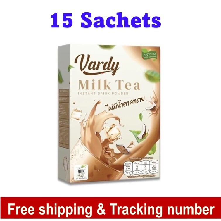Vardy Milk Tea Thai Instant Powder Drink Weight Control Hunger No Sugar Low Cal