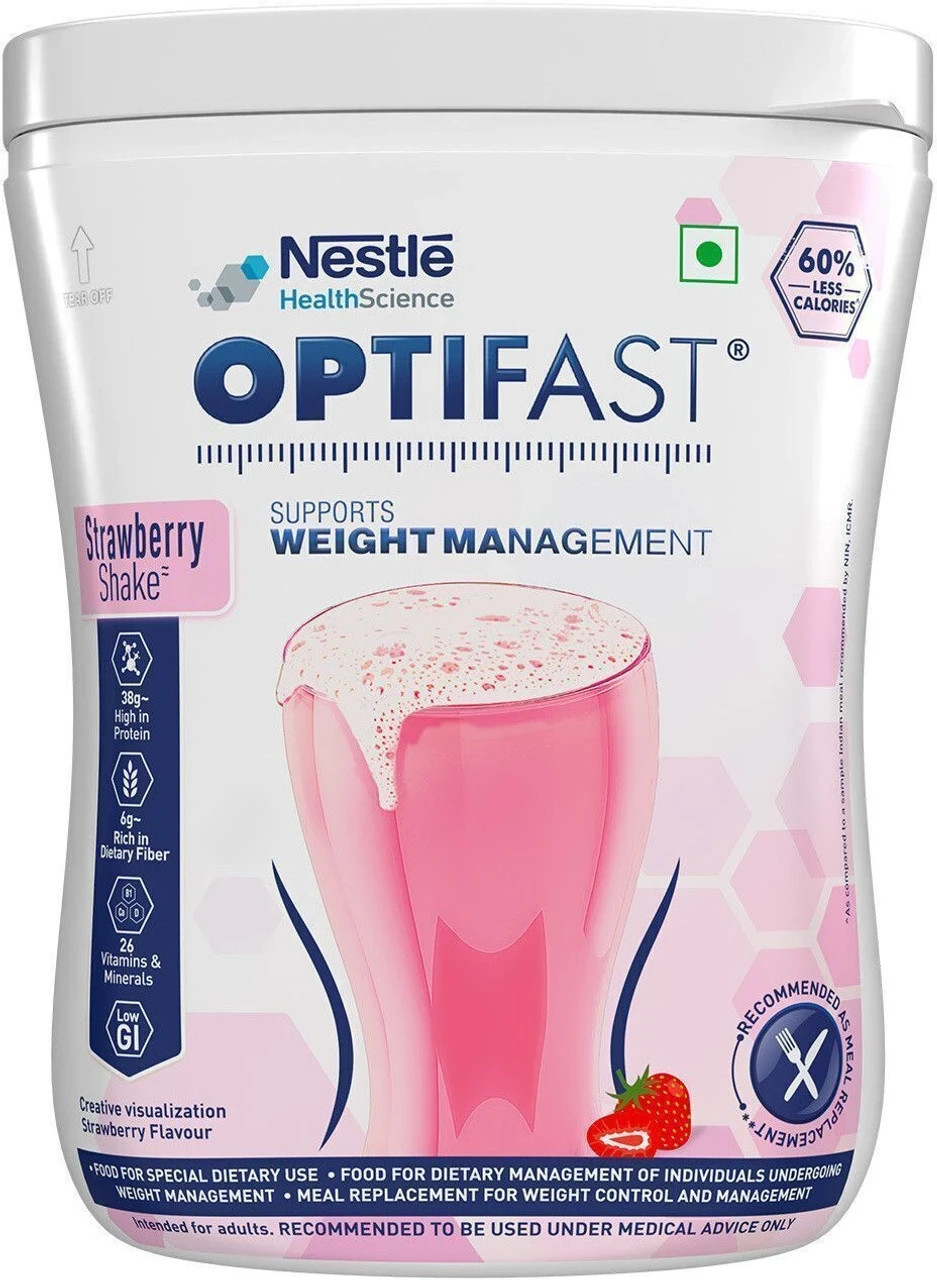 Optifast Healthy Meal Replacement Shake for Weight Management Strawberry Flavor
