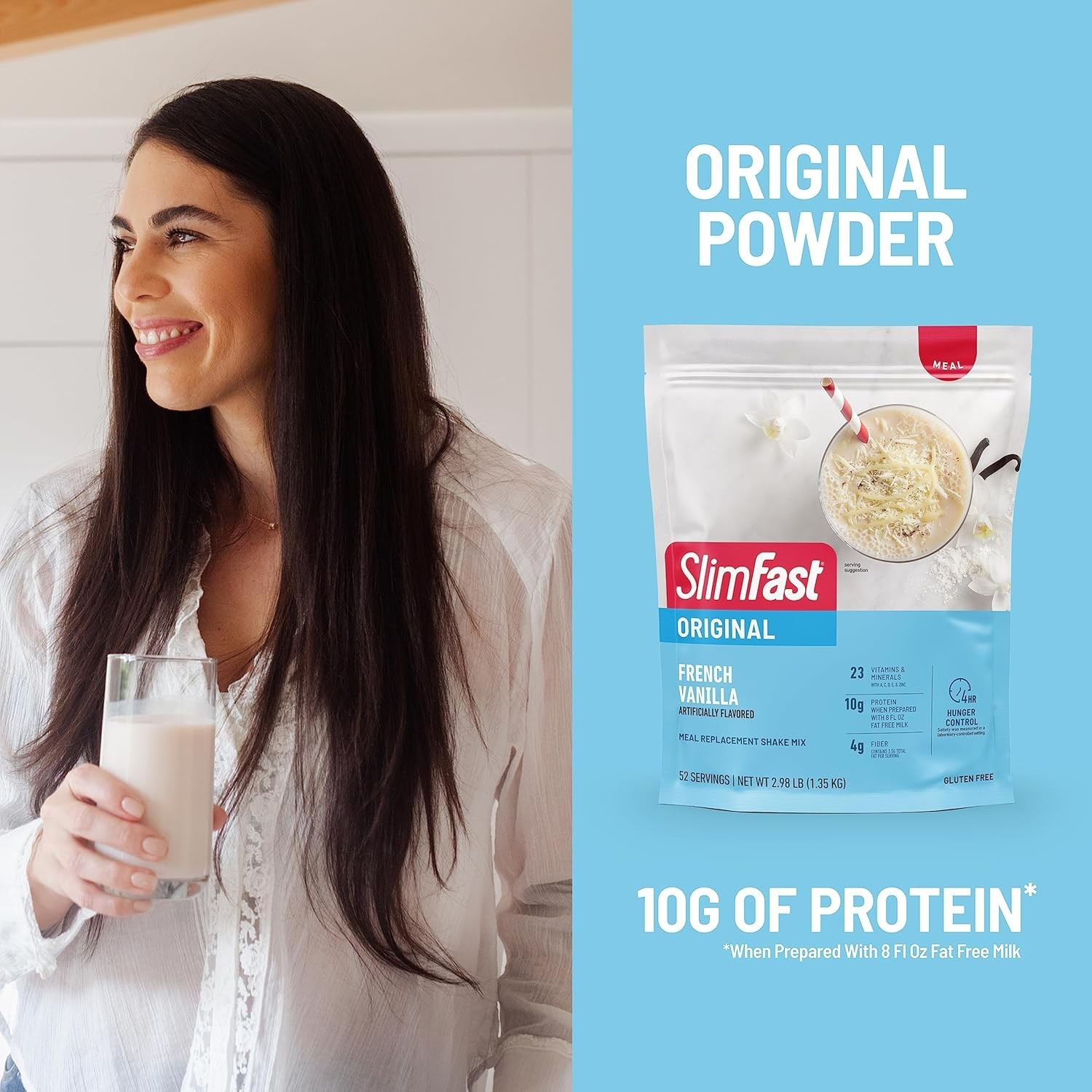 French Vanilla Meal Replacement Shake Mix – 10g Protein for On-the-Go Nutrition