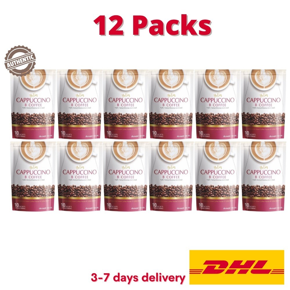 12x Be Easy B Coffee Cappuccino Instant Weight Management Detox Diet Slimming