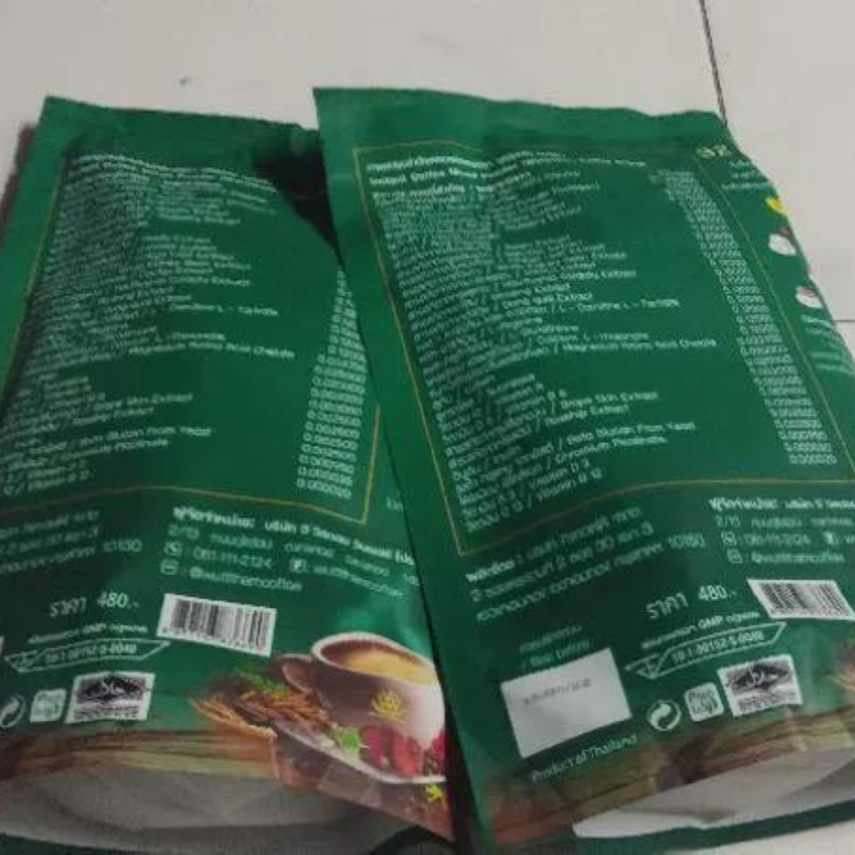 Coffee Wuttitham Instant Weight Control Herbs Mixed Health Slimming Anti Aging
