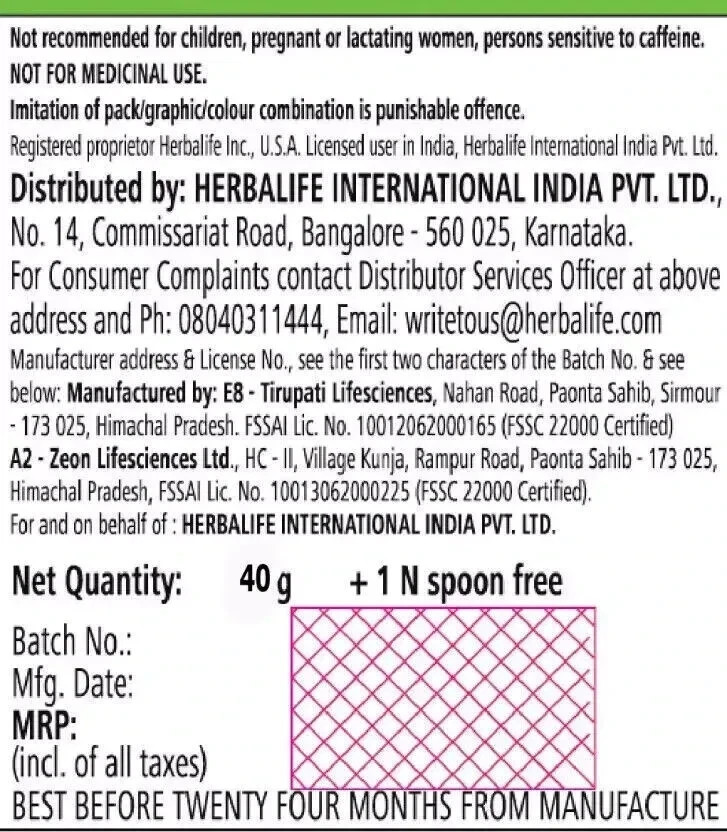 2 x Afresh Energy Drink Mix Kashmiri Kahwa WEIGHT LOSS & METABOLISM