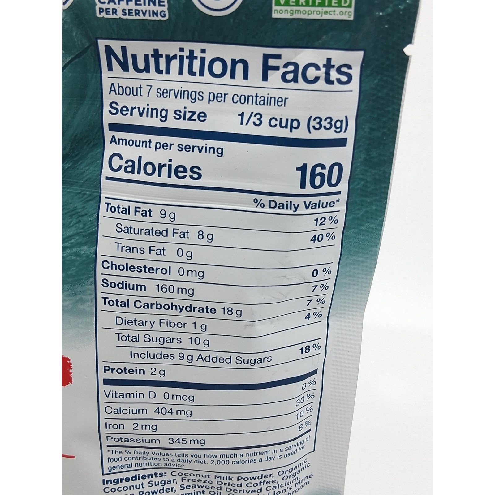Laird Superfood Instant Latte – Peppermint Mocha – 8 oz / 227 g BB: 1/2027