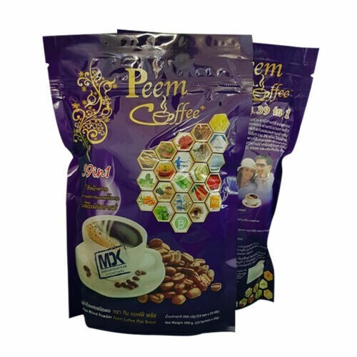 10X Peem Coffee Herbs 39 In 1 Instant Mix Powder Control Weight No Sugar no fat