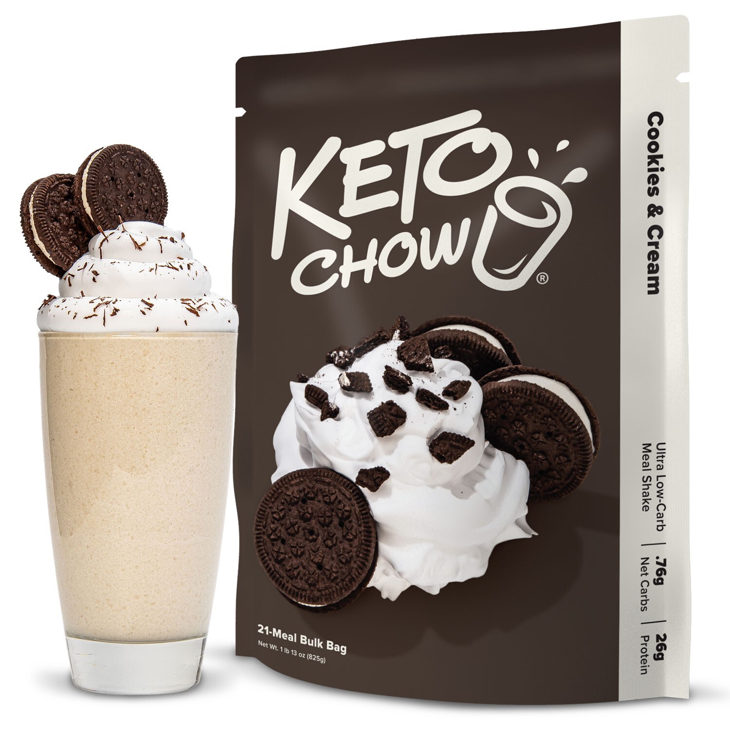 Cookies and Cream Keto Chow