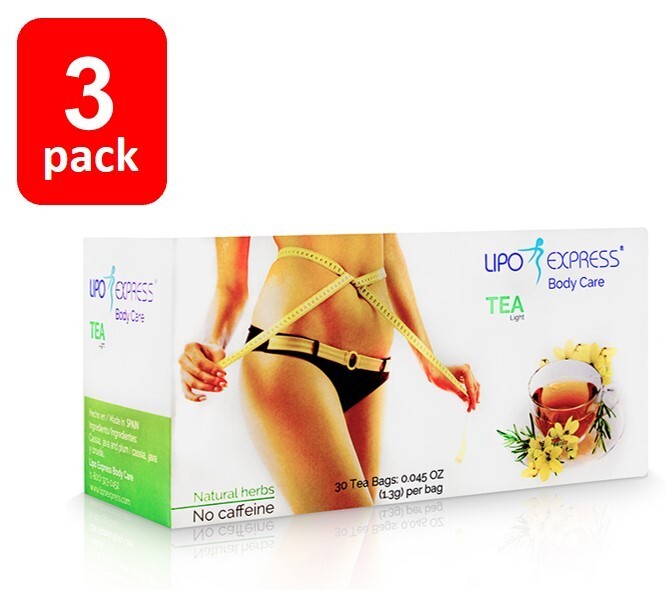 3 PK LIPO EXPRESS✅ NATURAL SLIMMING TEAS 30BAGS 👙🍃