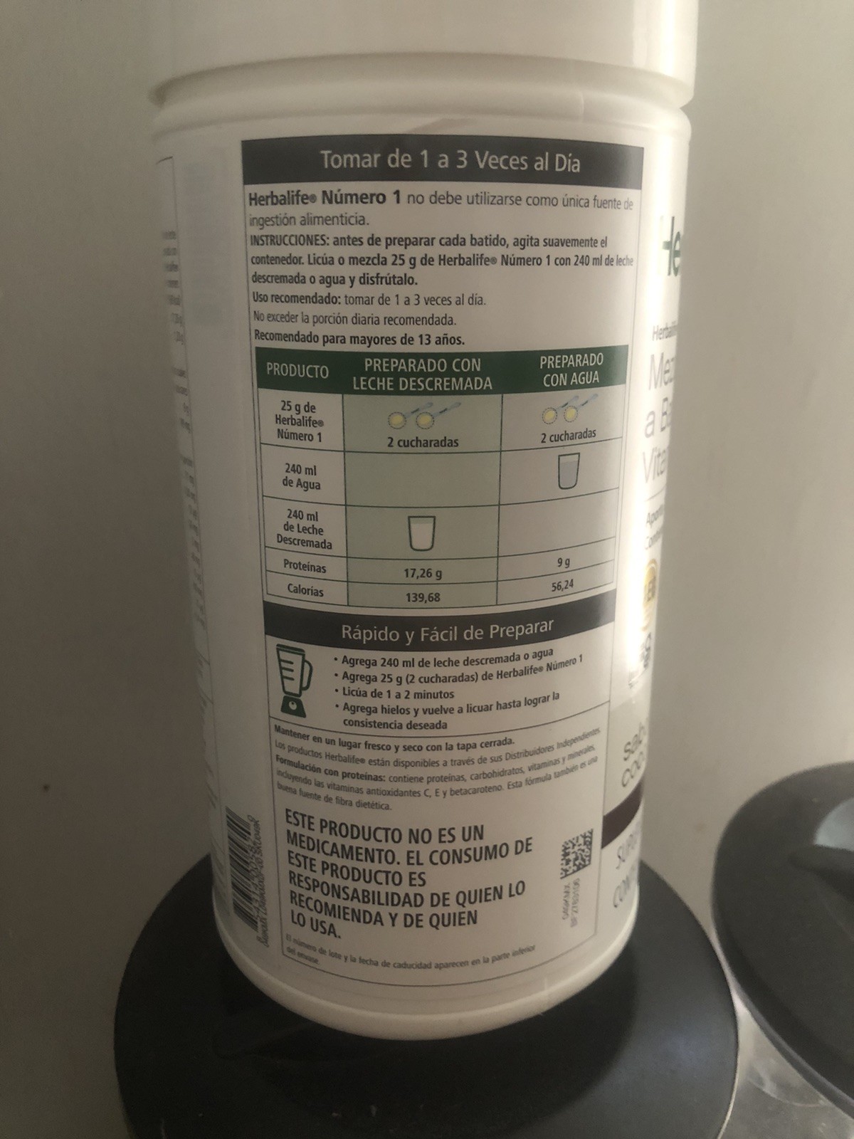 HERBALIFE LIMITED EDITION SABOR COCO Formula 1 Nutritional Shake RARE 550g
