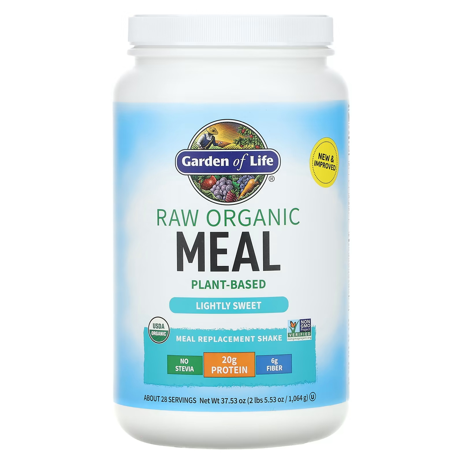 2 X Garden of Life, RAW Organic Meal, Shake & Meal Replacement, 2 lb 5 oz (1,038
