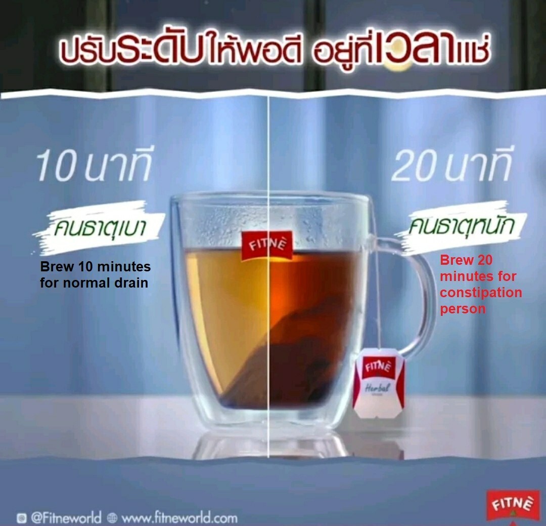 240 Fitne Tea Herbal Weight Control Detox Management Infusion Laxative fiber F3