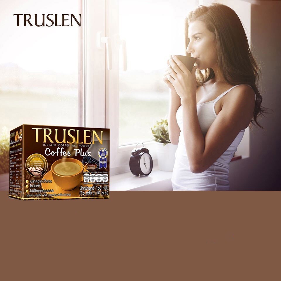 4x Truslen Coffee Plus Weight Management Sugar Free Low Fat Slimming Body No Cho