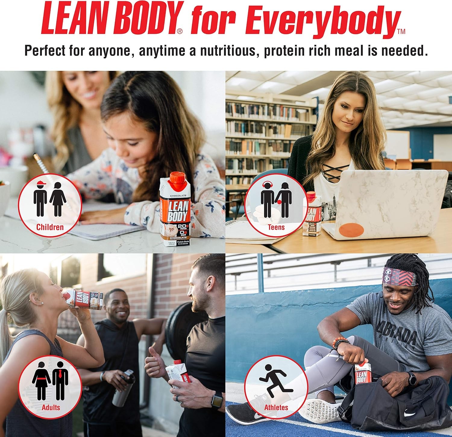 Lean Body Ready-to-Drink Salted Caramel Protein Shake, 20g Protein, Whey Blend,