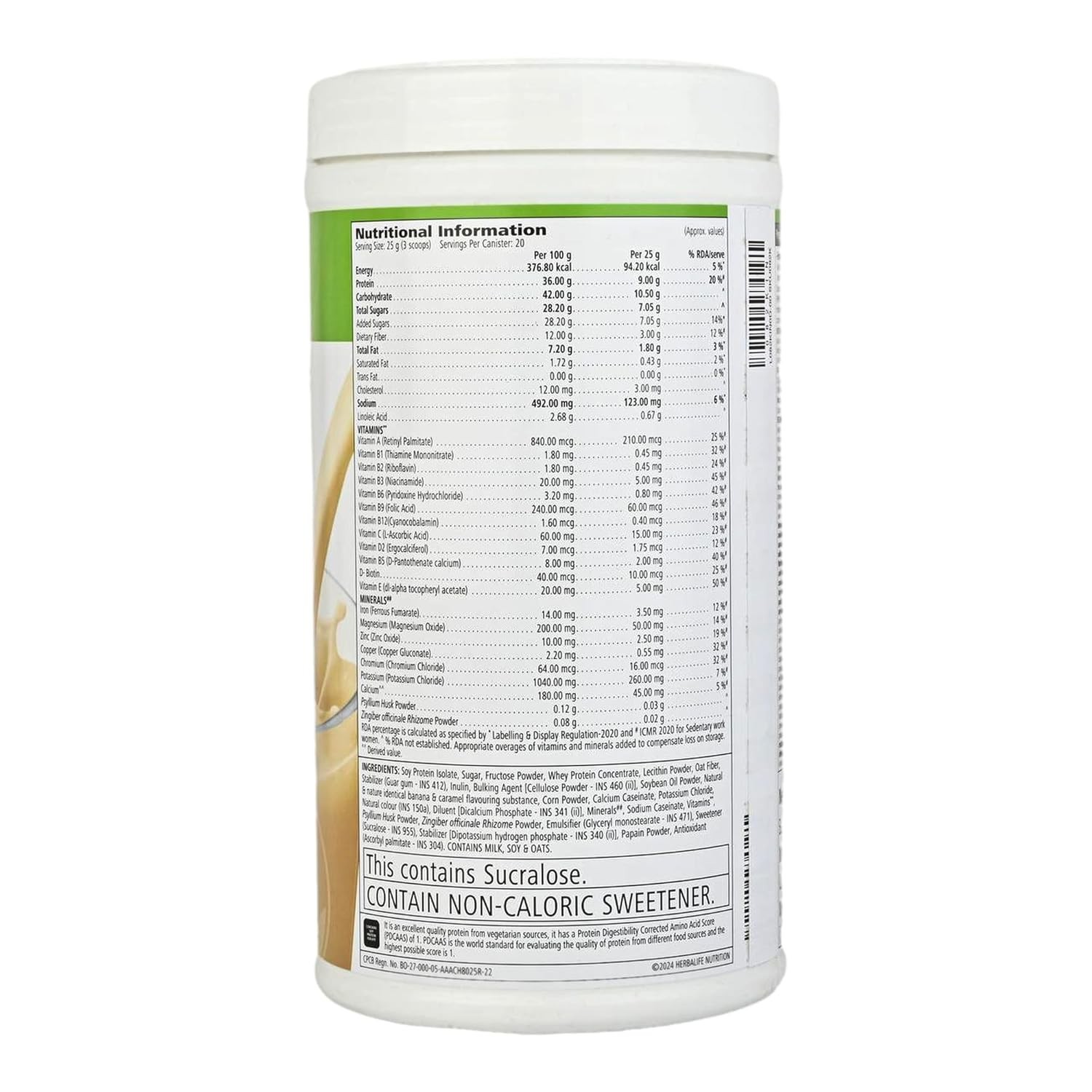 Herbalife Formula 1 Shake Banana Caramel 500g | Meal Replacement | Free Shipping