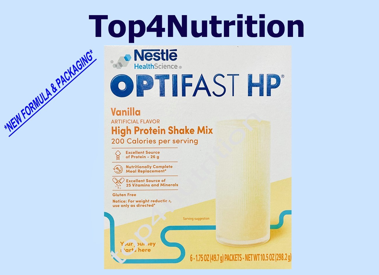 OPTIFAST HP | POWDER SHAKES | VANILLA | EXP: JUNE OF 26