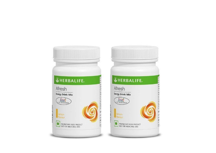 Herbalife Afresh Powder – 50 g (Lemon, Pack of 2)