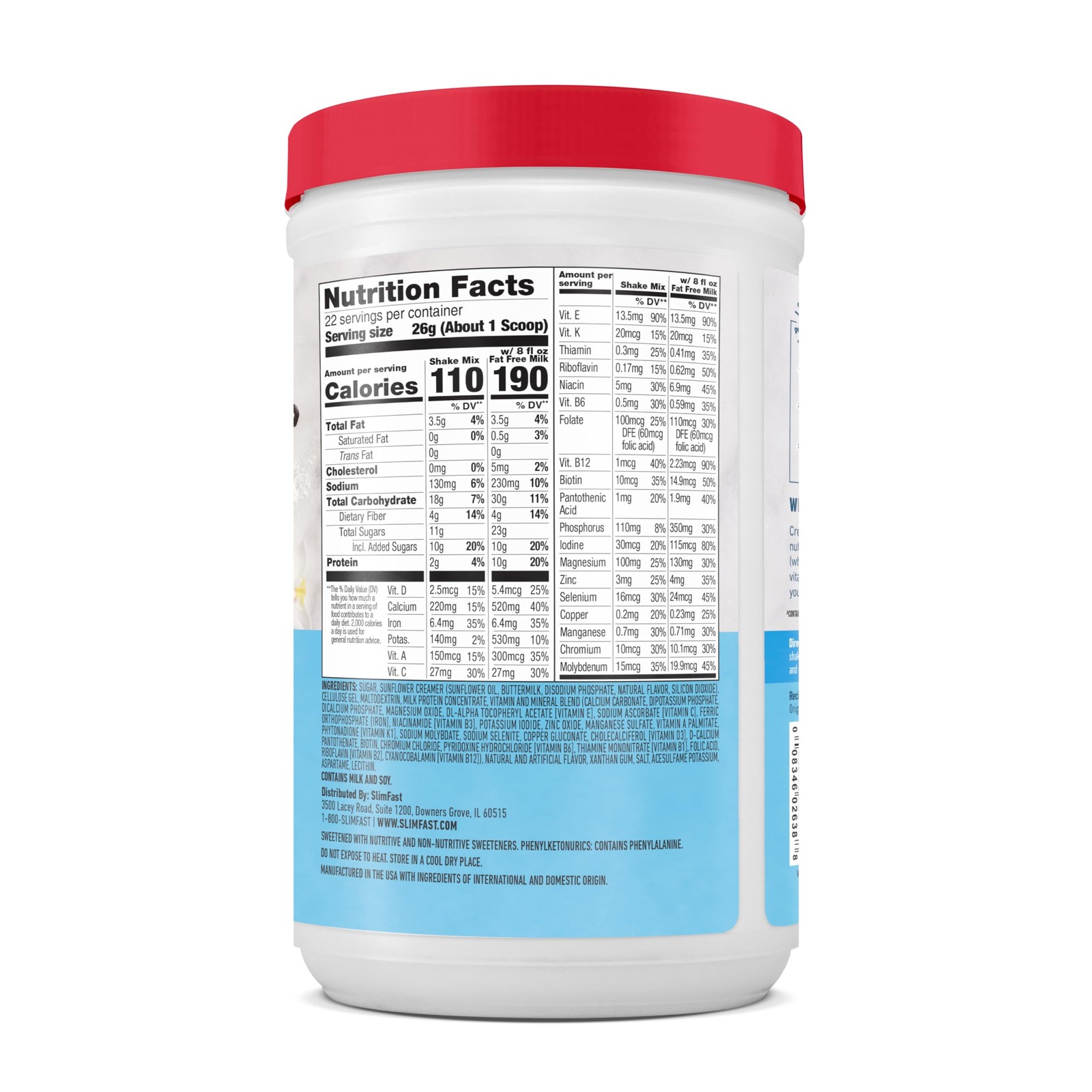 Meal Replacement Powder, Original French Vanilla, Weight Loss Shake Mix, 10g …