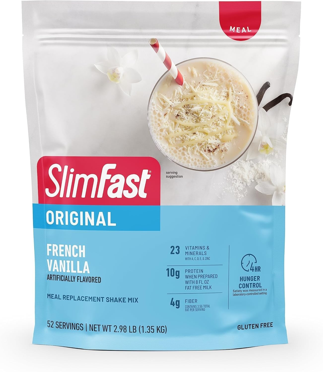 French Vanilla Meal Replacement Shake Mix – 10g Protein for On-the-Go Nutrition
