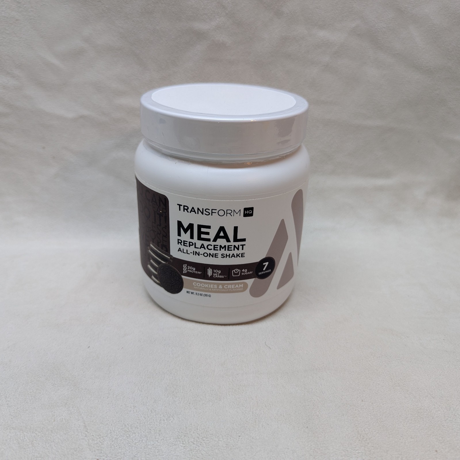 TransformHQ Meal Replacement Shake Powder Cookies & Cream 11.3 Oz Exp 7/2028