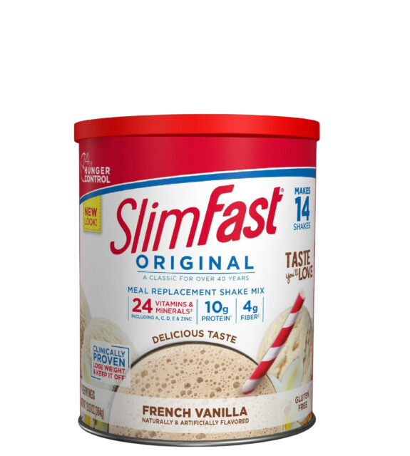 SlimFast Original Shake Mixes French Vanilla – 14 Servings – 2 Pack