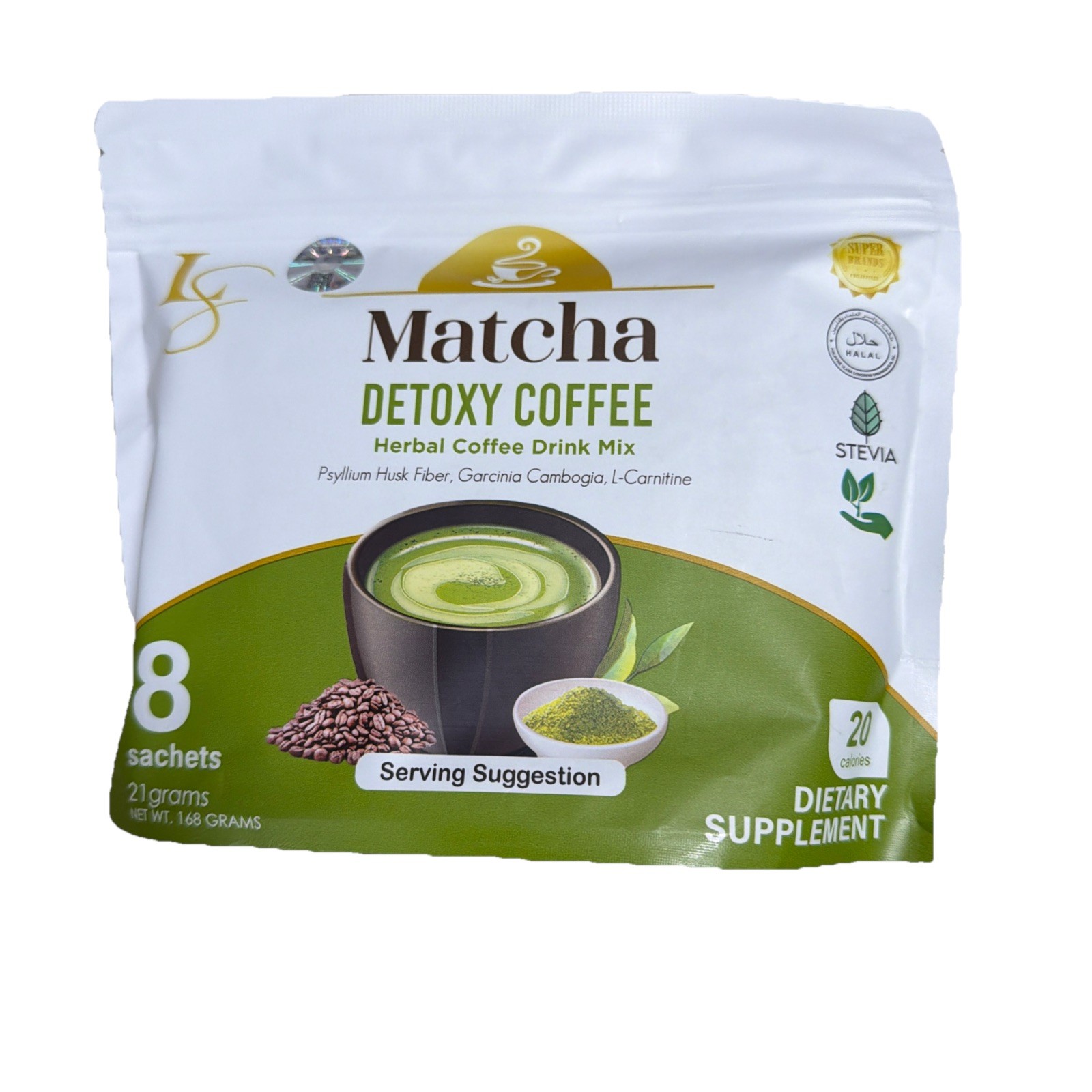 Luxe Slim Matcha Herbal Coffee Drink Mix