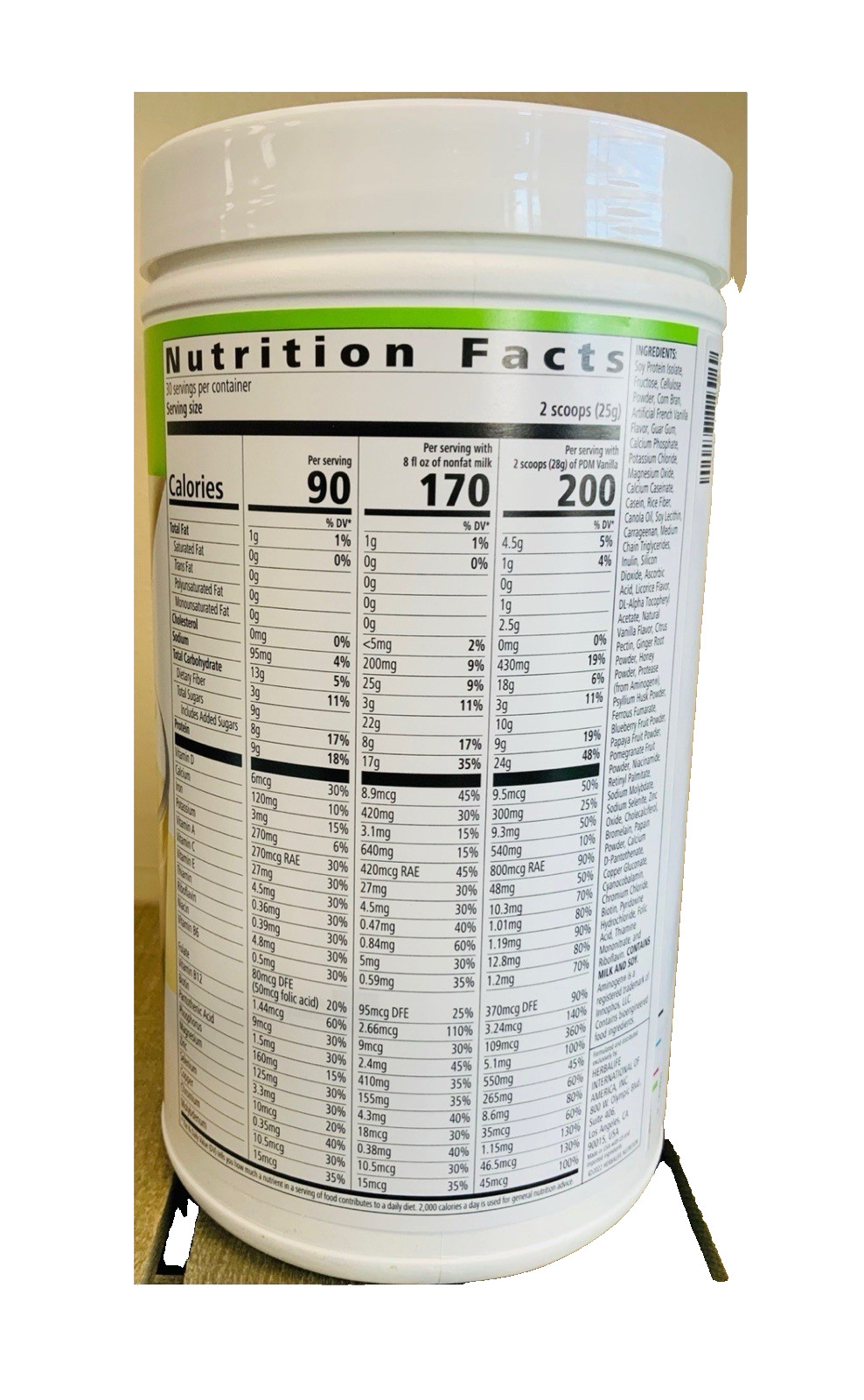 HERBAL FORMULA 1 Healthy Meal Nutritional Shake French Vanilla 750g