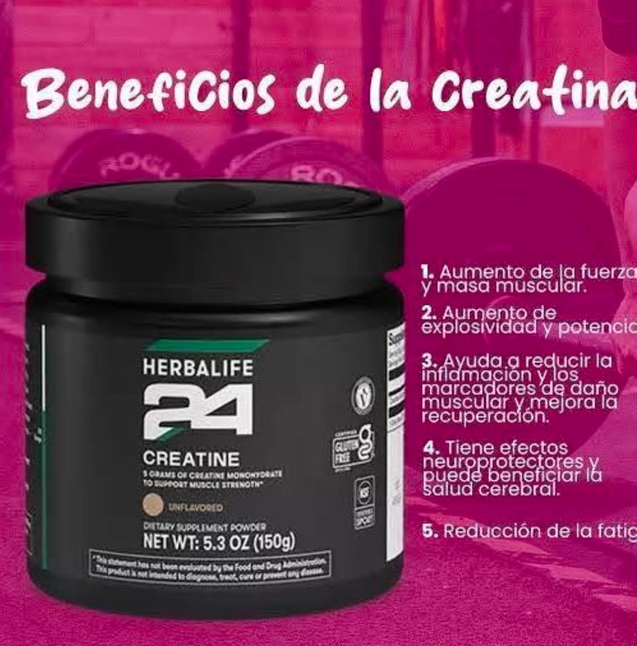 Herbalife24 creatina 5.3 oz – 150g
