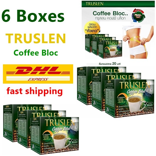 6 Boxes Truslen Coffee Bloc Green Healthy Diet Slimming (10 Sachets)