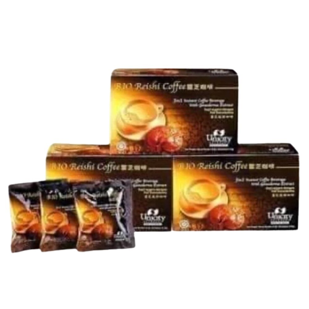 6X UNICITY Bio Reishi Coffee Mix Instant Beverage Cholesterol Burn No Trans Fat