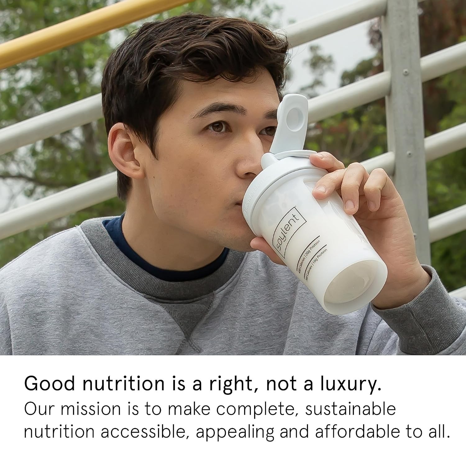 Soylent Complete Nutrition Gluten-Free Vegan Protein Meal Replacement Powder