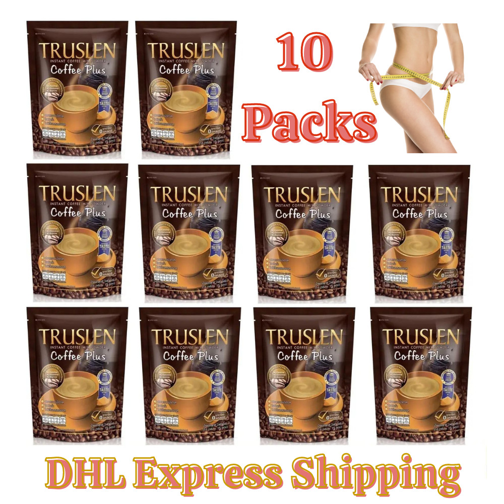 10X Truslen Coffee Plus Instant Coffee Powder Lose Weight Break Fat No sugar