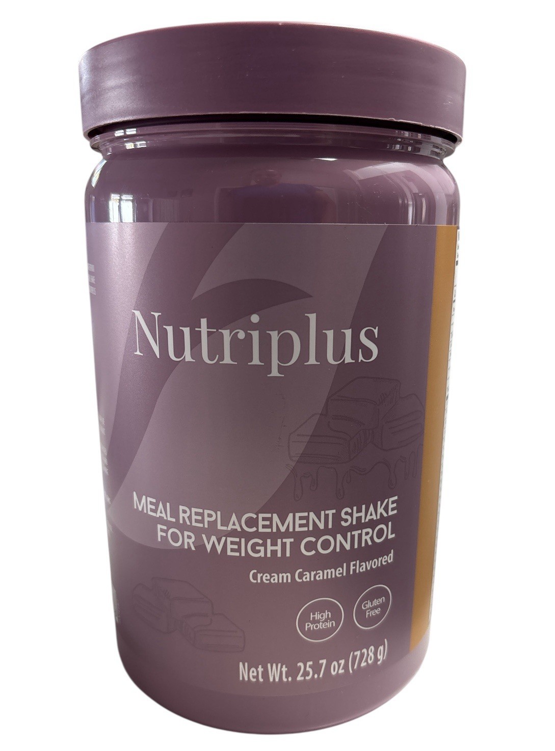 FARMASI NEW NUTRIPLUS MEAL REPLACEMENT SHAKE CREAM CARAMEL FLAVORED. FREE SHIP