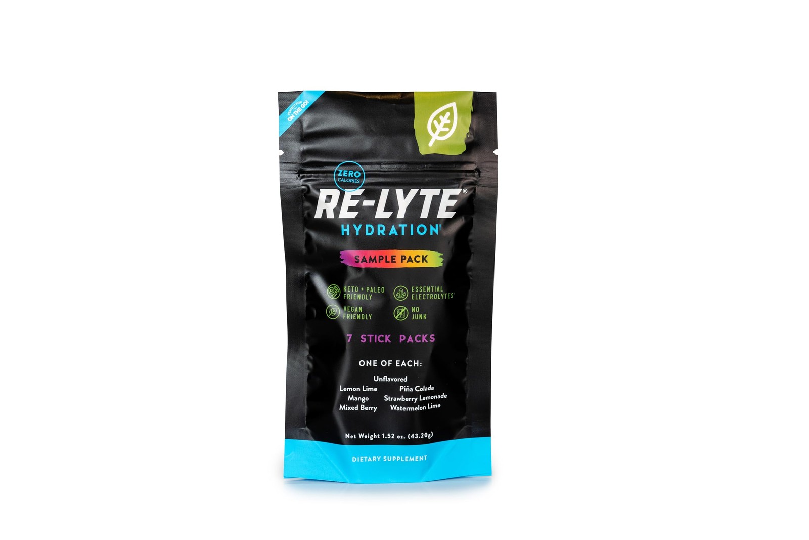 REDMOND Re-Lyte Hydration Electrolyte Powder Drink Mix 7 Count (Pack of 1)