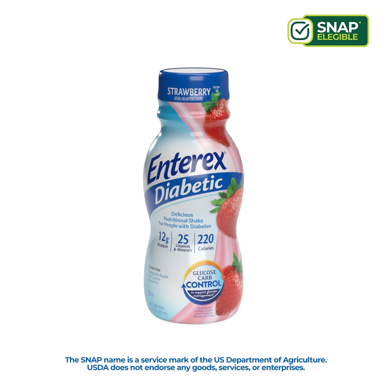 Diabetic Nutritional Meal Replacement Shake,For People with Diabetes,Strawberry