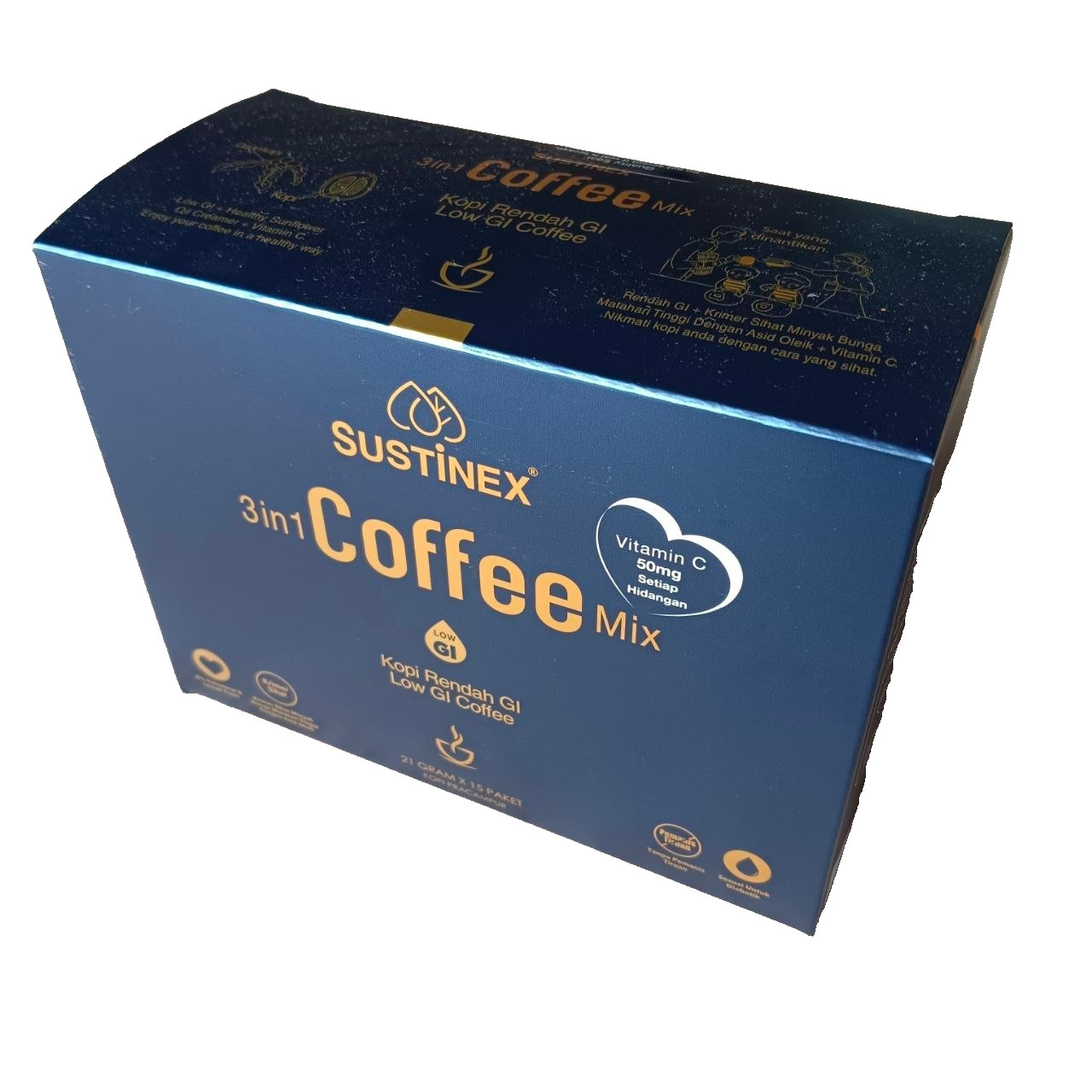Nova Sustinex 3in1 Low GI Coffee Diabetic Friendly Premium Healthy Arabica Blend