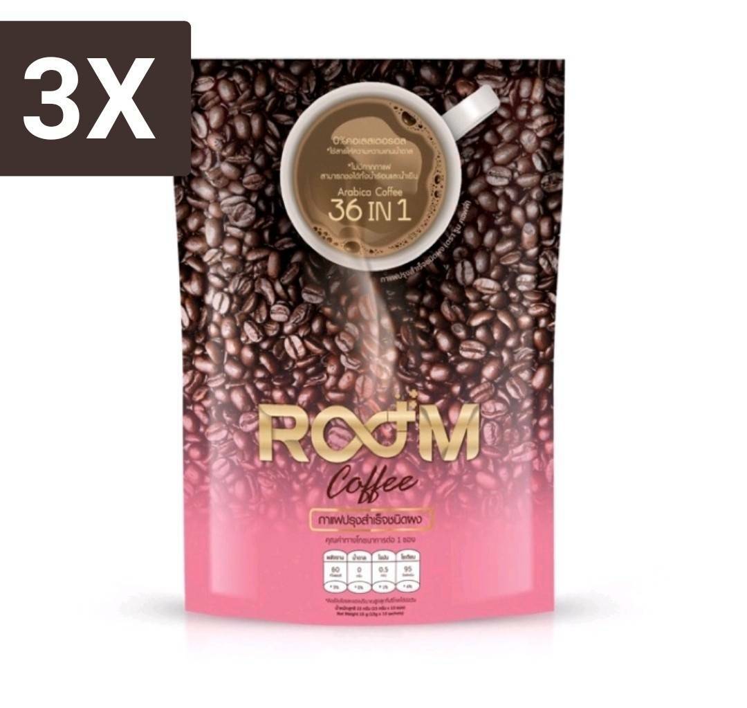 3X Room Coffee 36in1 Weight Loss Detox Boost Burn 0% Collagen Fiber Detox Slim