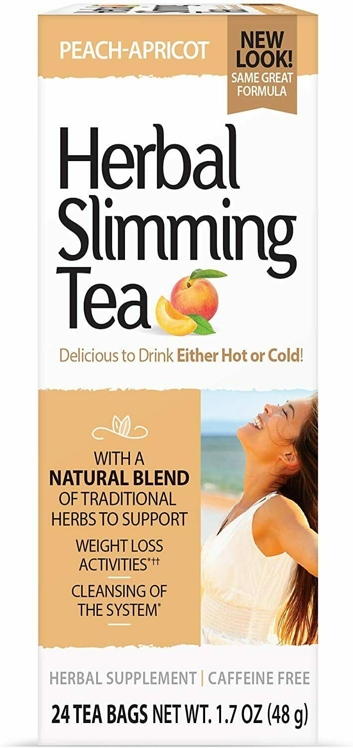 Herbal Slimming Tea Variety 4 Assorted Flavors 24 Count 4 Pack Healthy Digestion