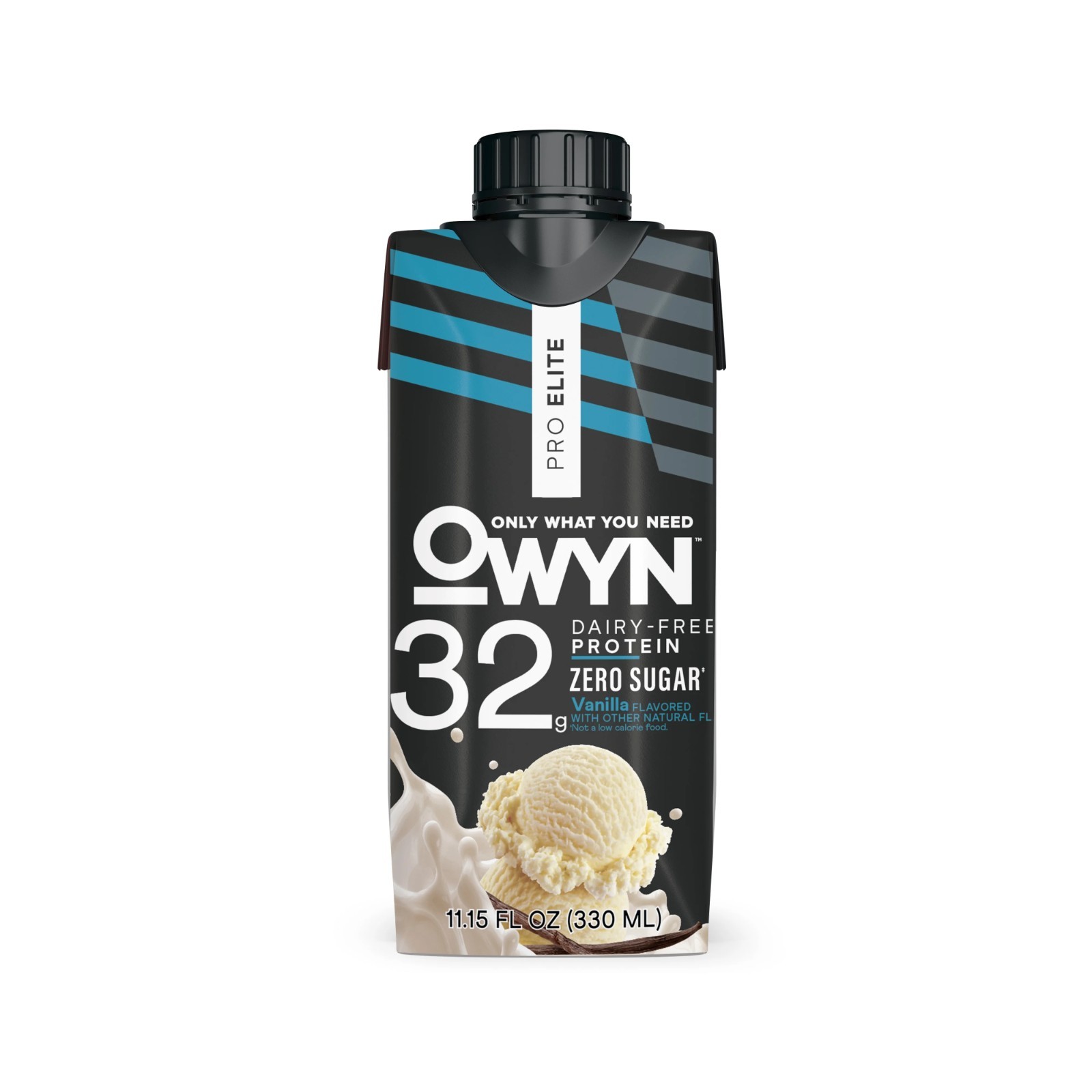 OWYN Pro Elite 32g High Protein Shakes, Vanilla, 11.15 fl oz, 4 Count.