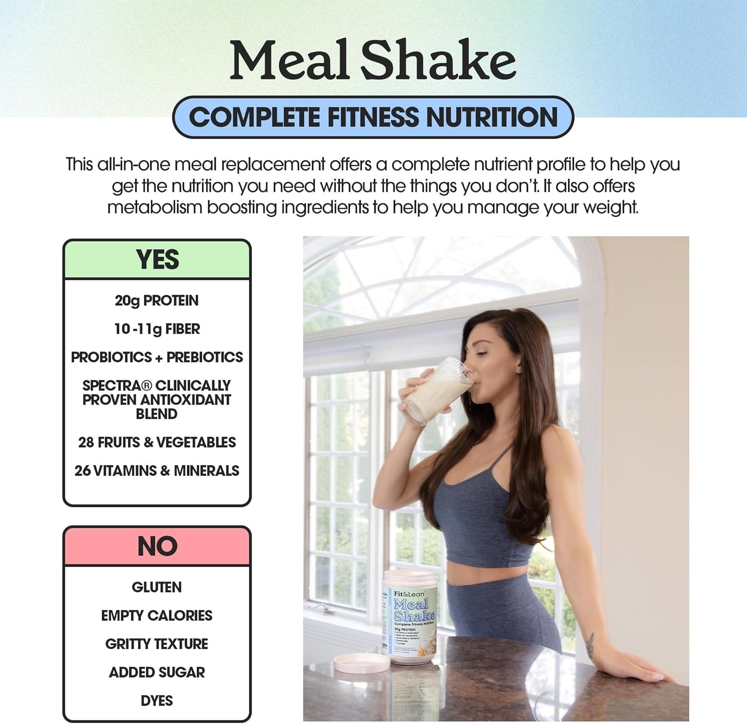 Protein Packed Meal Replacement Shake with Superfoods and 26 Essential Vitamins